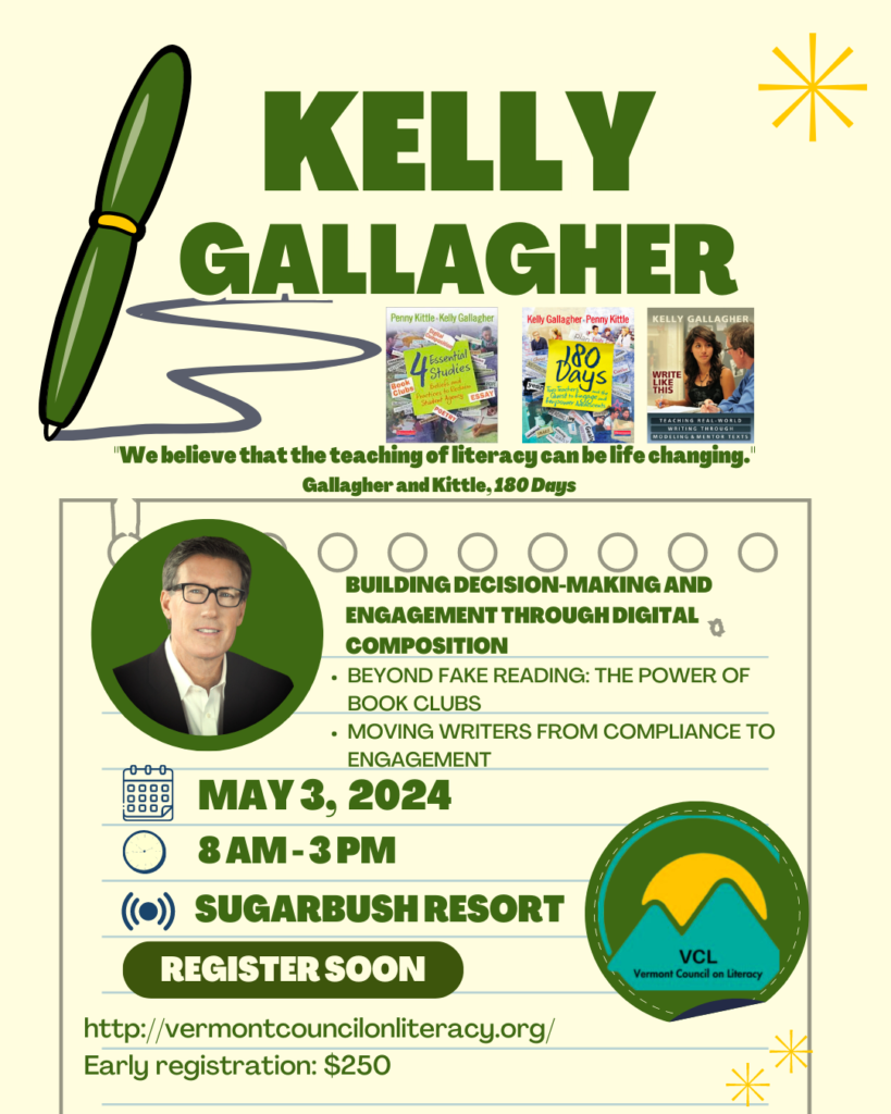 Confrence flyer for Kelly Gallagher